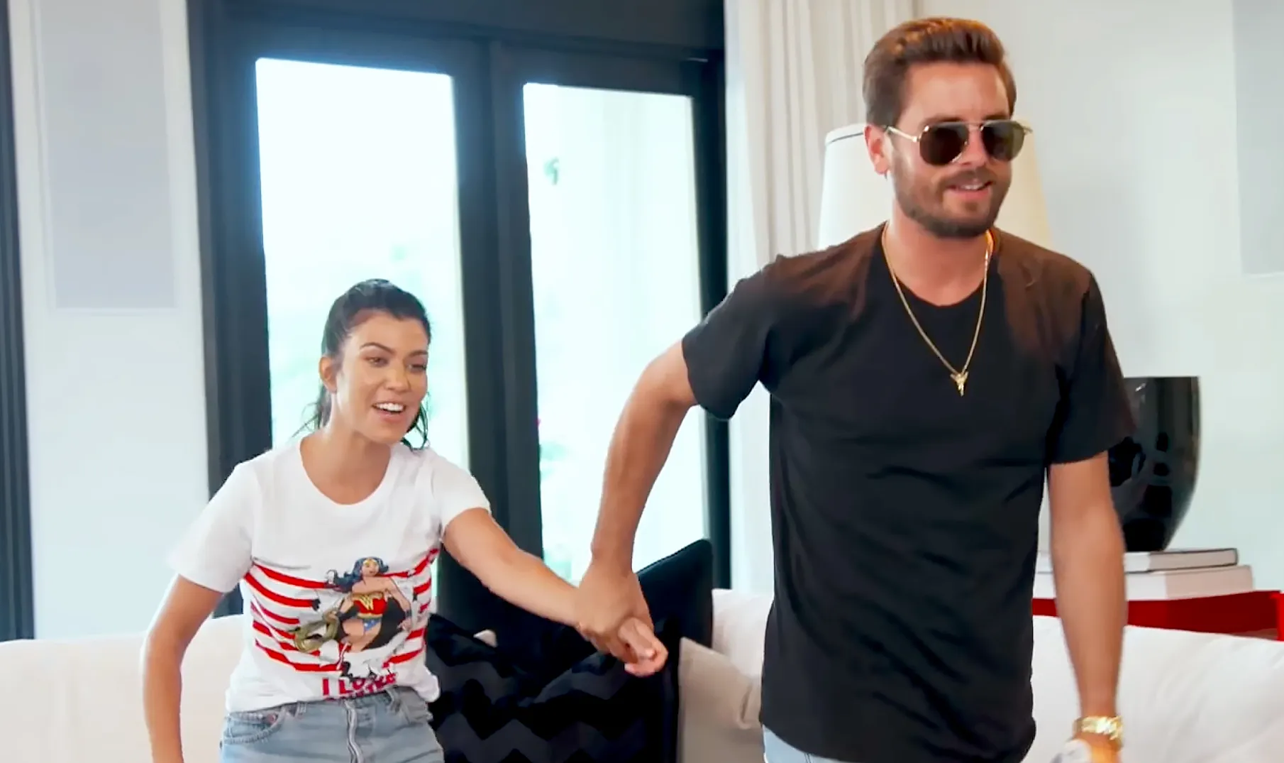 Kourtney Kardashian and Scott Disick