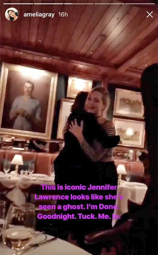 Lisa Rinna, Jennifer Lawrence, Meet, Dinner