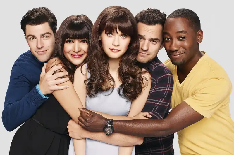 Max Greenfield Hannah Simone Zooey Deschanel Jake Johnson Lamorne Morris New Girl