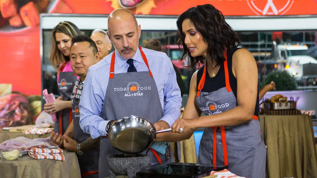 Matt Lauer Padma Lakshmi Today