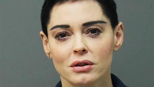 Rose McGowan mugshot
