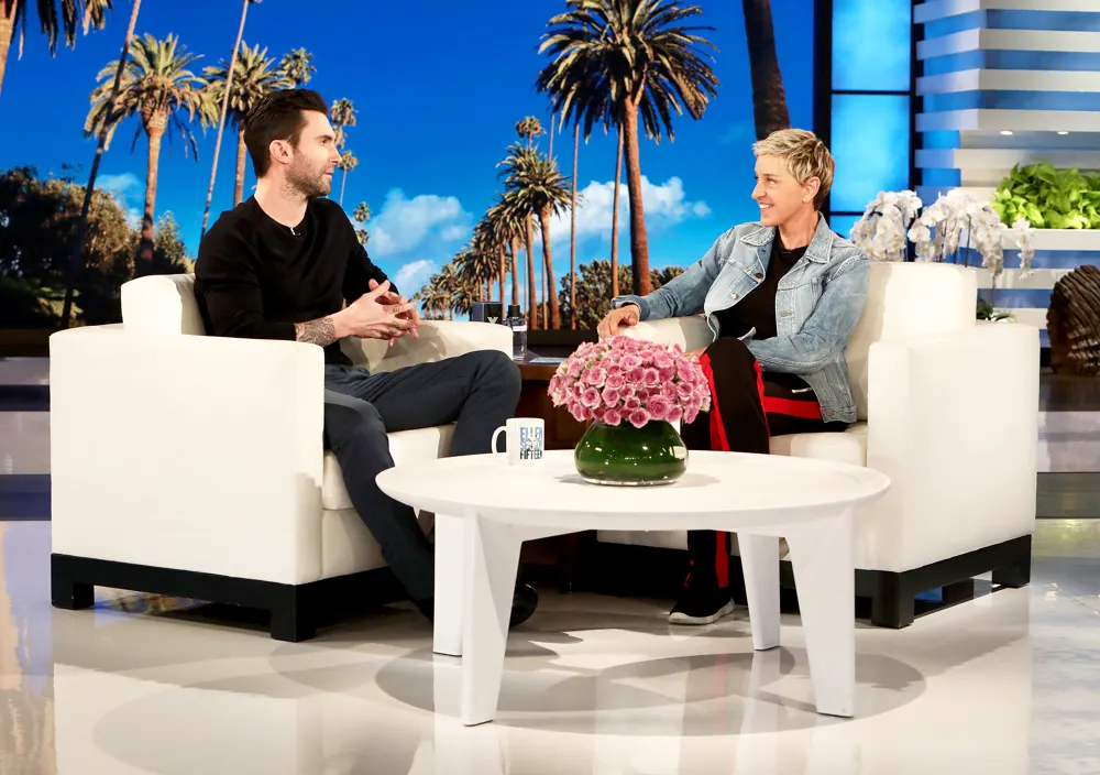 Adam Levine on &lsquo;Ellen DeGeneres Show&rsquo;