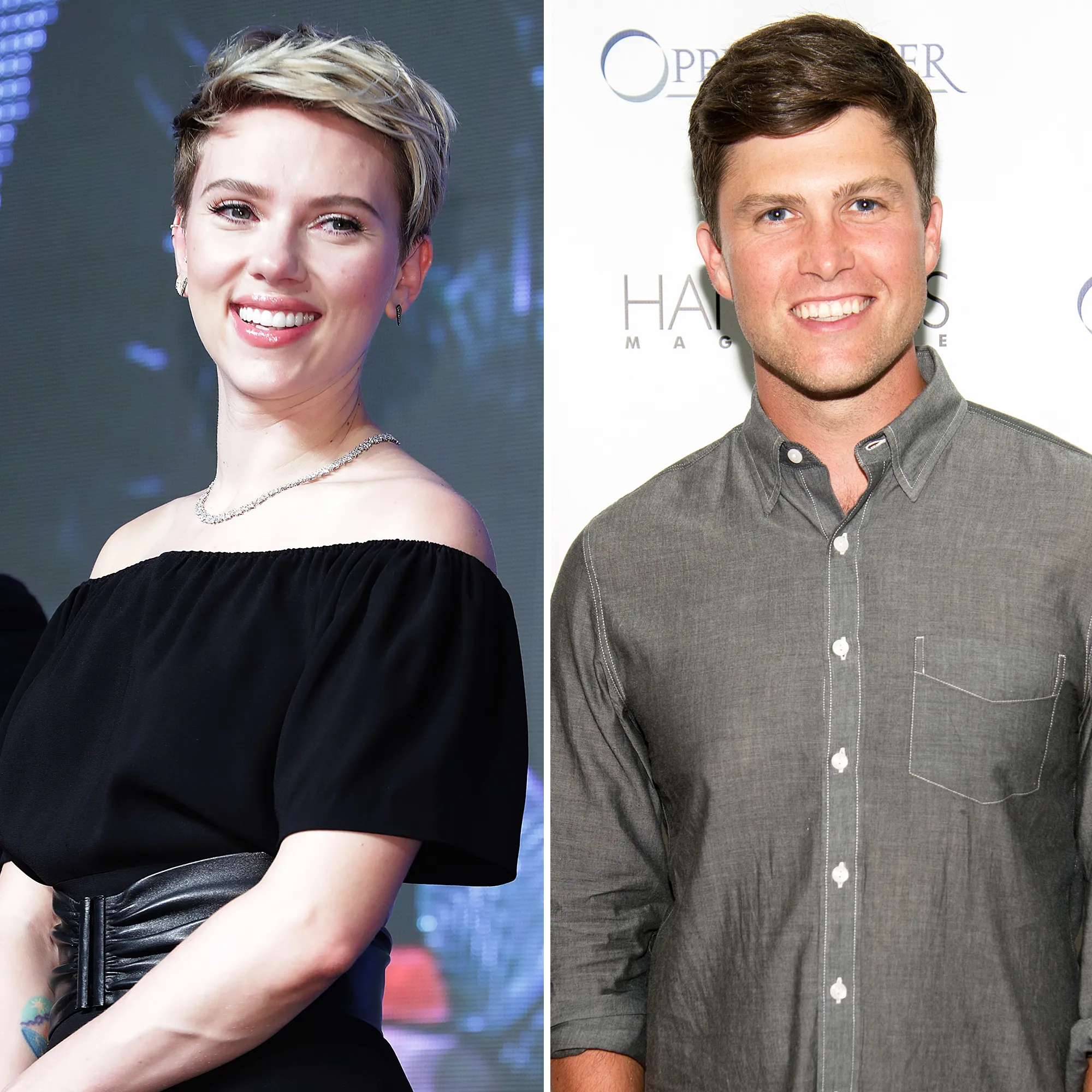 Scarlett Johansson Colin Jost