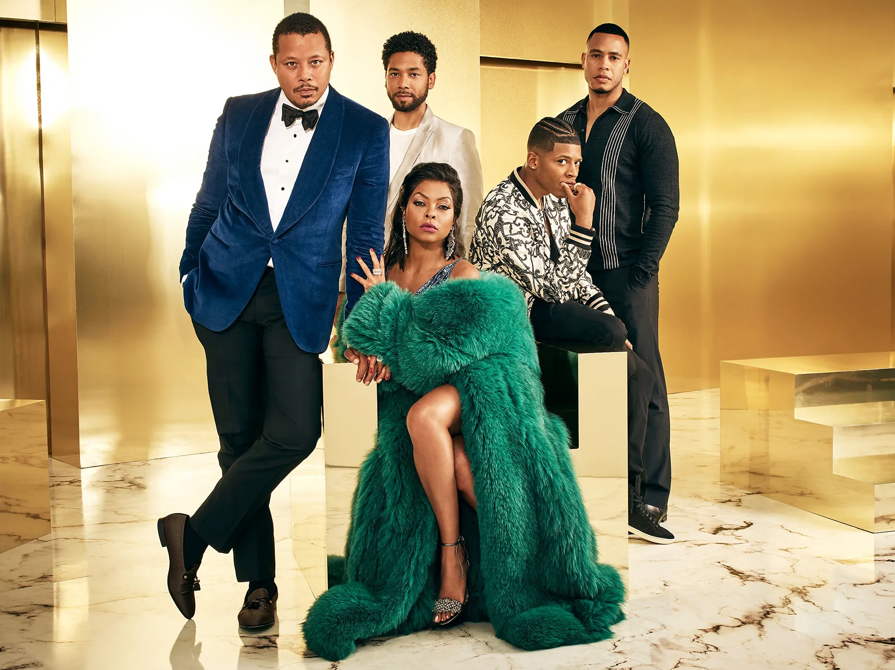 Terrence Howard Jussie Smollett Bryshere Gray Trai Byers Taraji P. Henson Empire