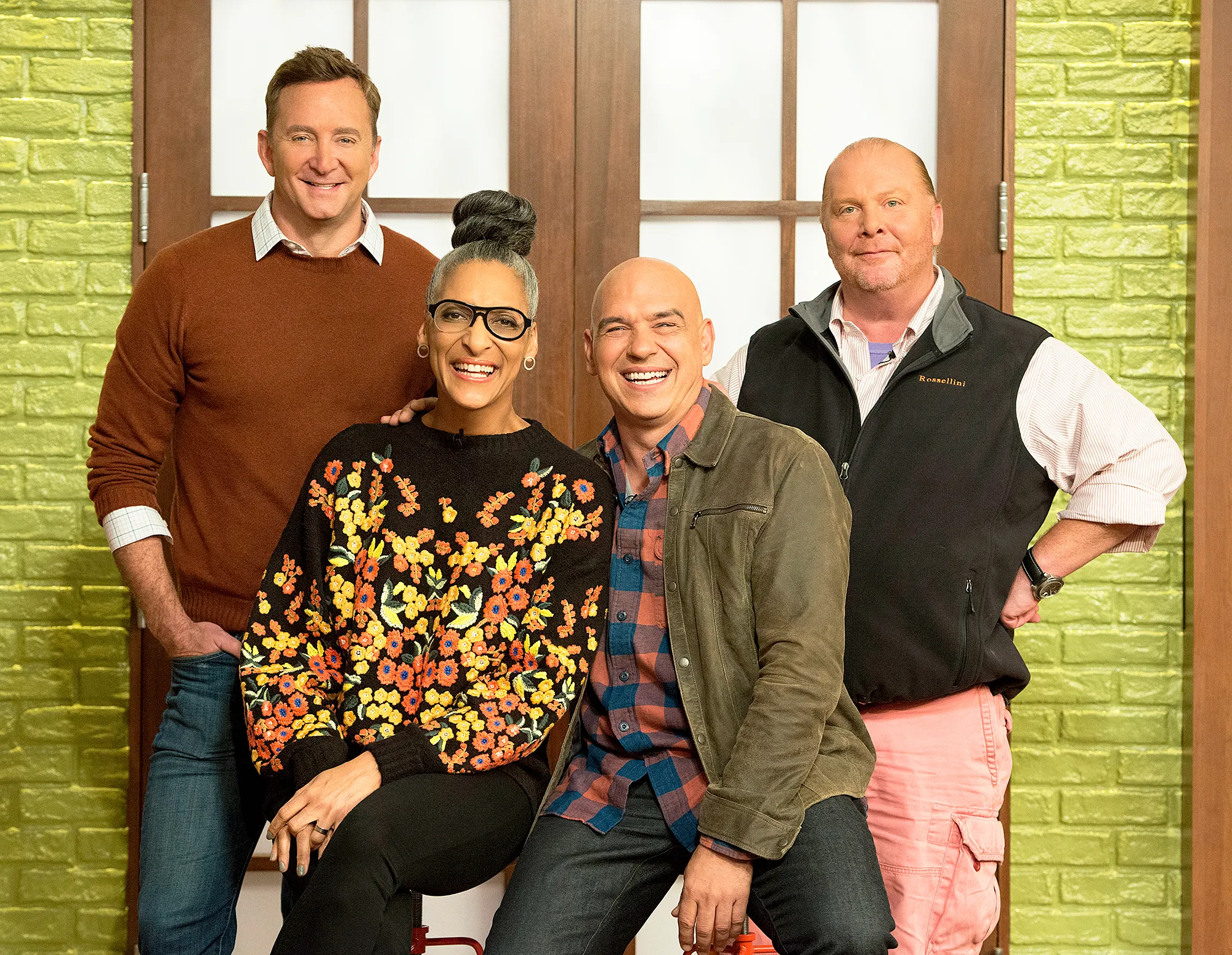 Clinton Kelly, Carla Hall, Michael Symon and Mario Batali on ‘The Chew‘