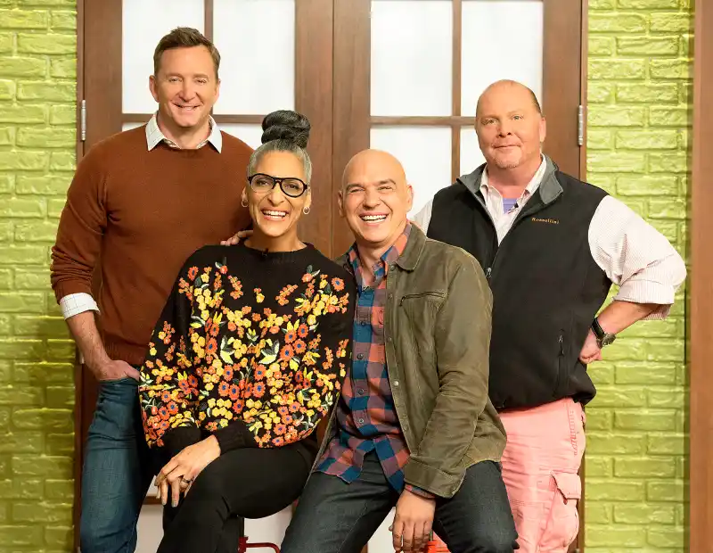 Clinton Kelly, Carla Hall, Michael Symon and Mario Batali on ‘The Chew‘