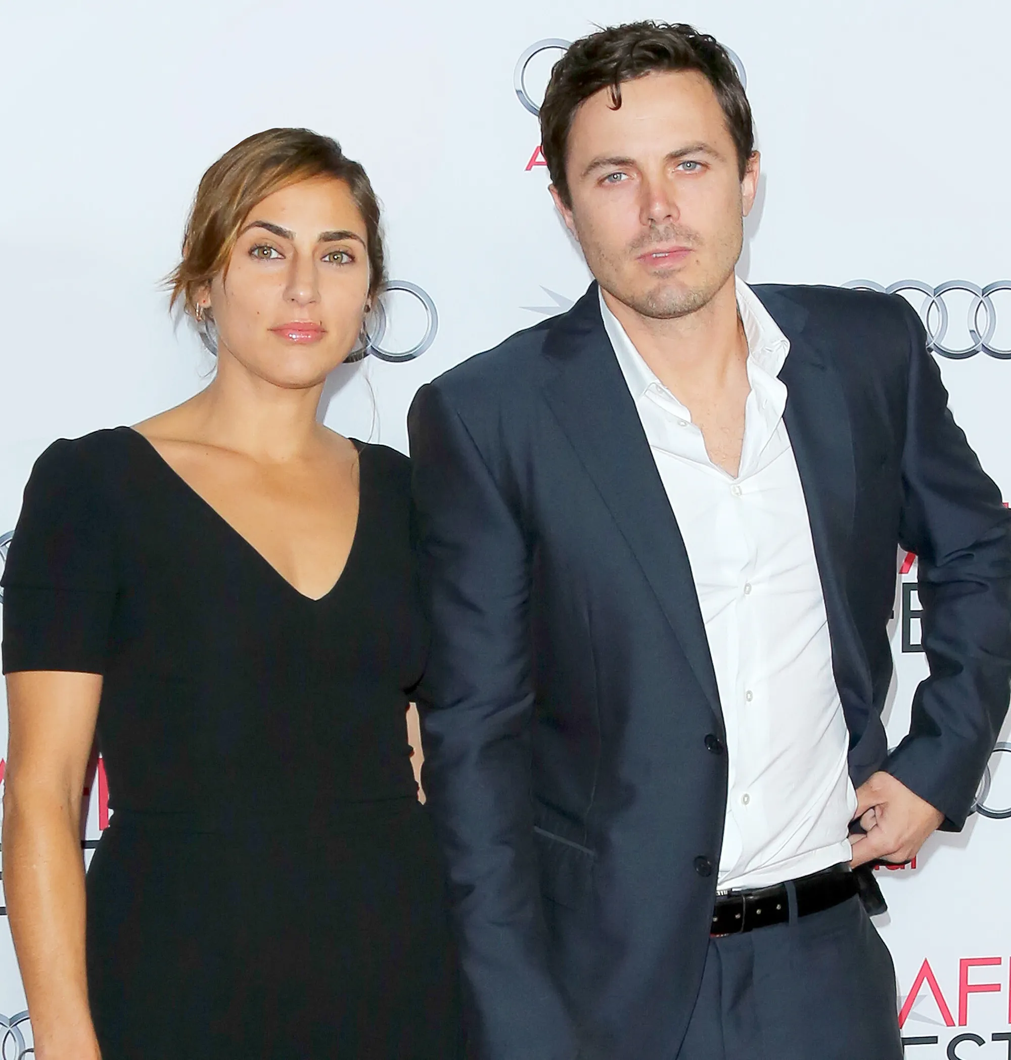 Casey Affleck and Summer Phoenix attend the AFI FEST 2013 at the TCL Chinese Theatre in Hollywood, California.