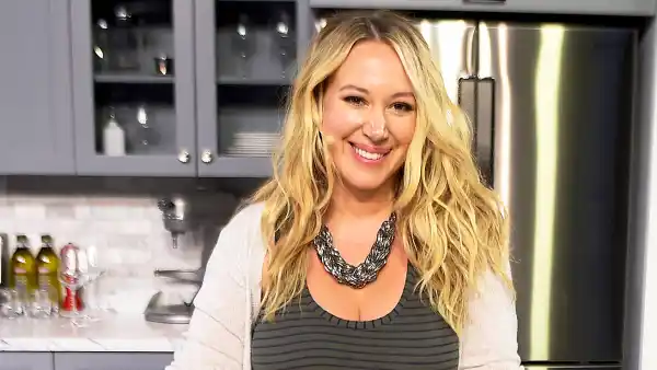 Haylie Duff attends the Food Network & Cooking Channel New York City Wine & Food Festival at Pier 94 in New York City.