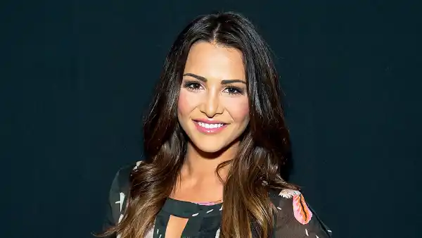 Andi Dorfman attends the Desigual fashion show during September 2016 New York Fashion Week at The Arc, Skylight at Moynihan Station in New York City.