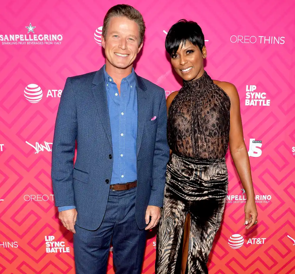 Billy Bush and Tamron Hall attend Luxury Handbag Shopping's Most Stylish New Yorkers 2016 at Vandal on September 13, 2016 in New York City.