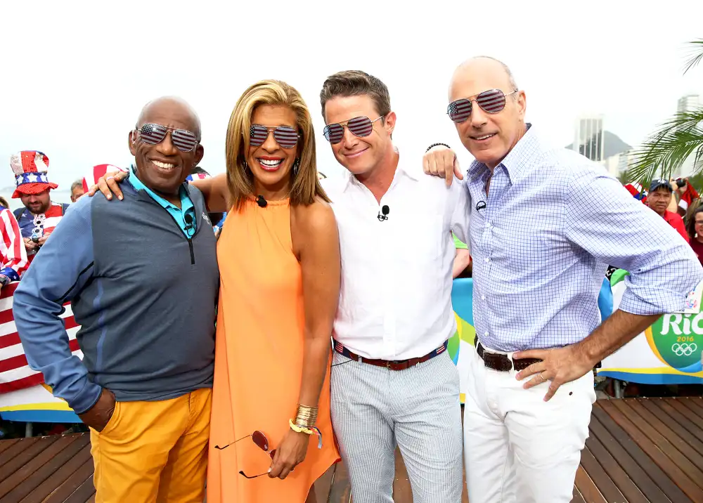 Al Roker, Hoda Kotb, Billy Bush, and Matt Lauer appear on NBC's &lsquo;Today&lsquo; show at the Rio Olympics in 2016.