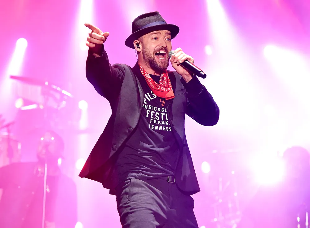 Justin Timberlake performs at the 2017 Pilgrimage Music & Cultural Festival in Franklin, Tennessee.