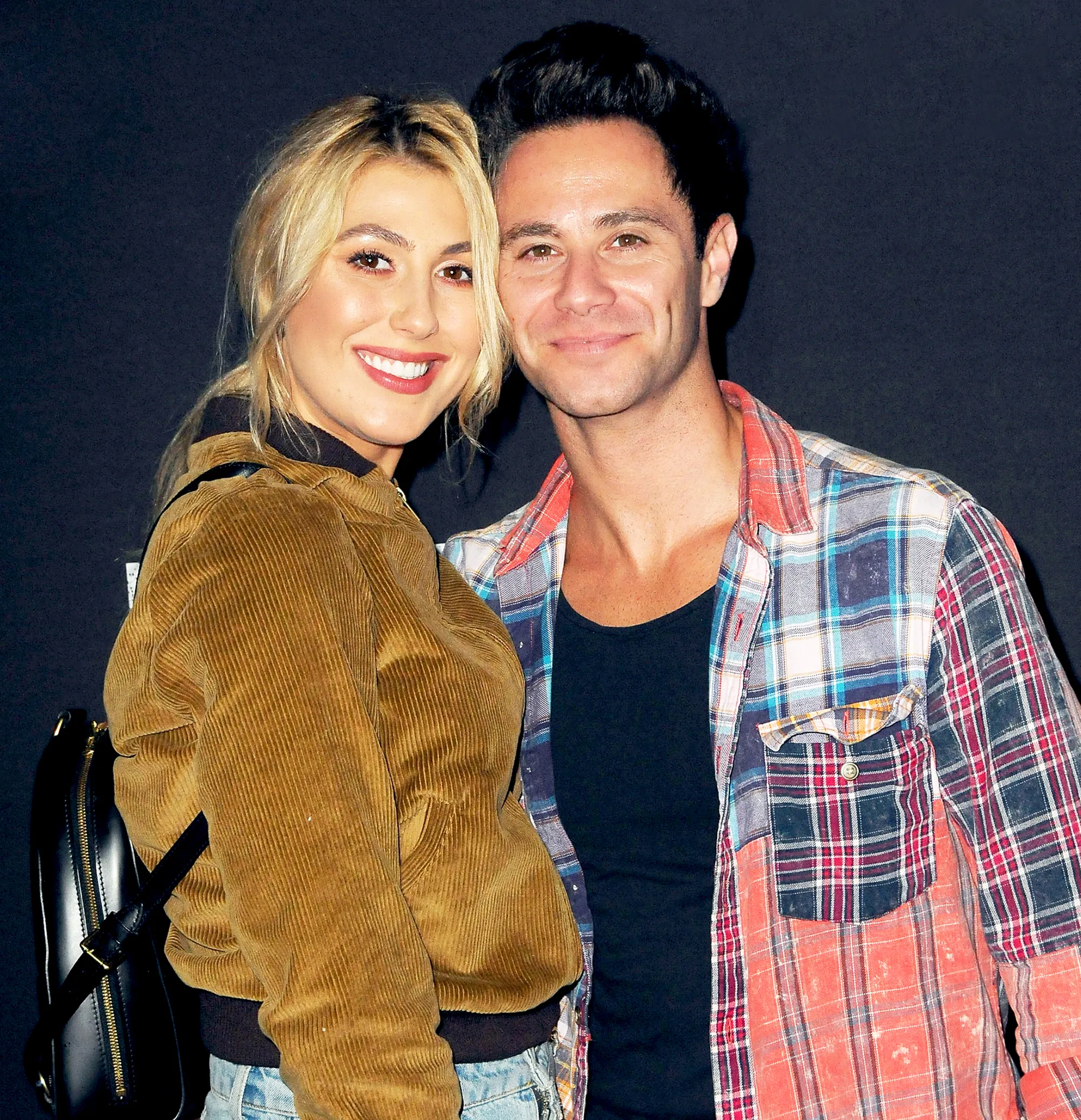 Emma Slater and Sasha Farber attend Knott's Scary Farm and Instagram Celebrity Night at Knott's Berry Farm in Buena Park, California.