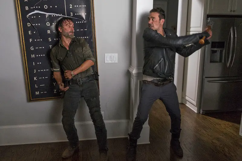 Andrew Lincoln, Rick Grimes, Jeffrey Dean Morgan, Negan, The Walking Dead