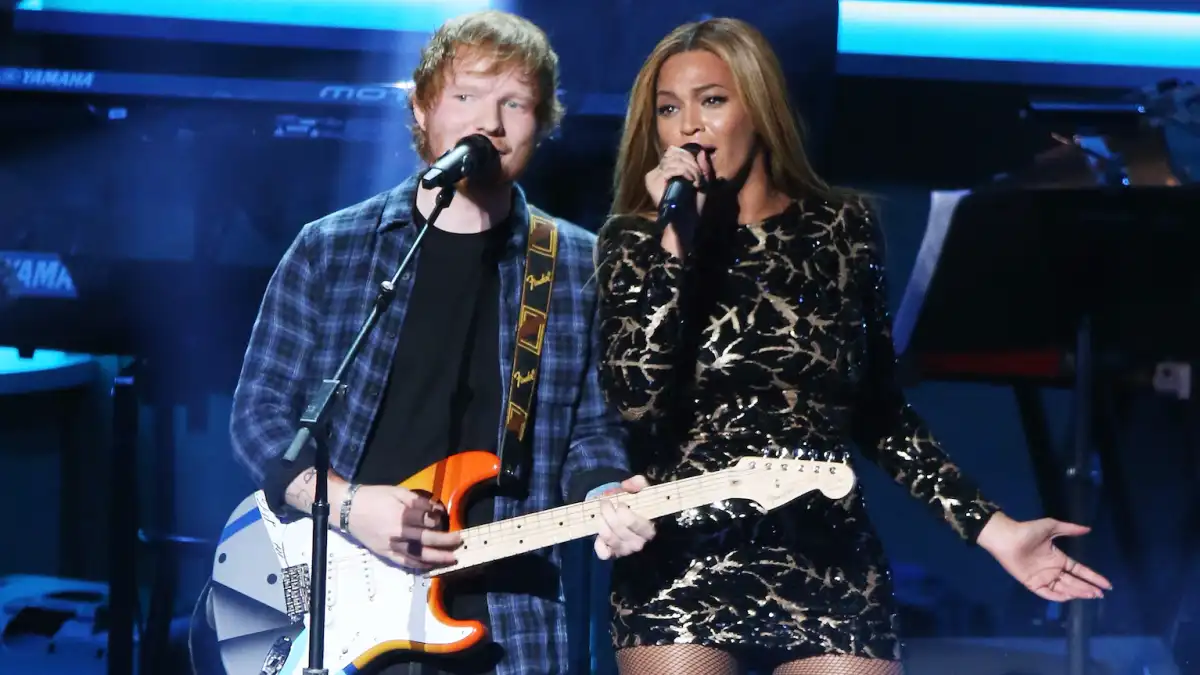 Ed Sheeran and Beyonce
