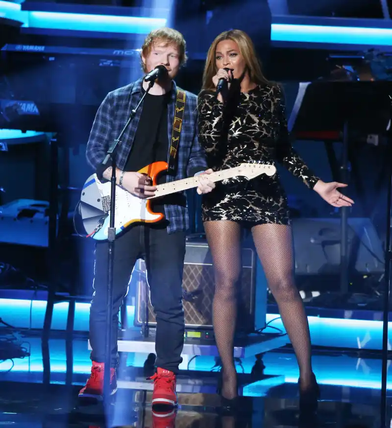 Ed Sheeran and Beyonce