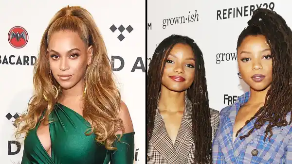 Beyonce, Halle Bailey and Chloe Bailey
