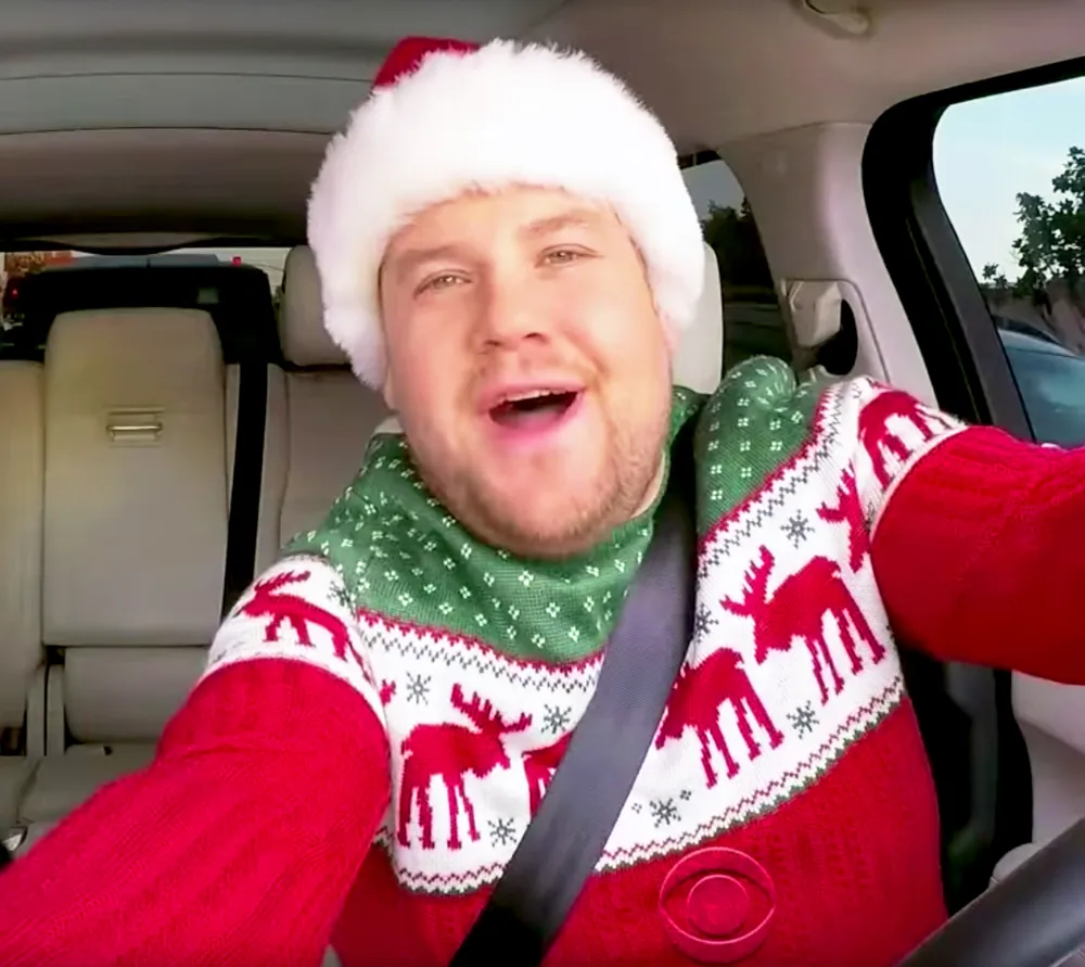 James Corden in Christmas &lsquo;Carpool Karaoke&rsquo;