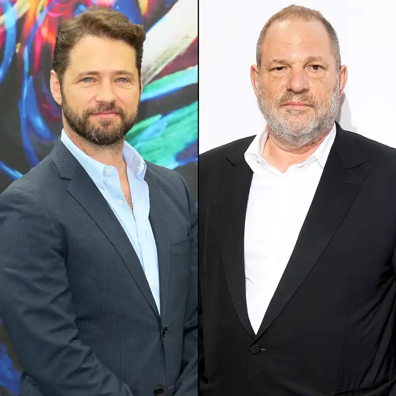 Jason Priestley and Harvey Weinstein