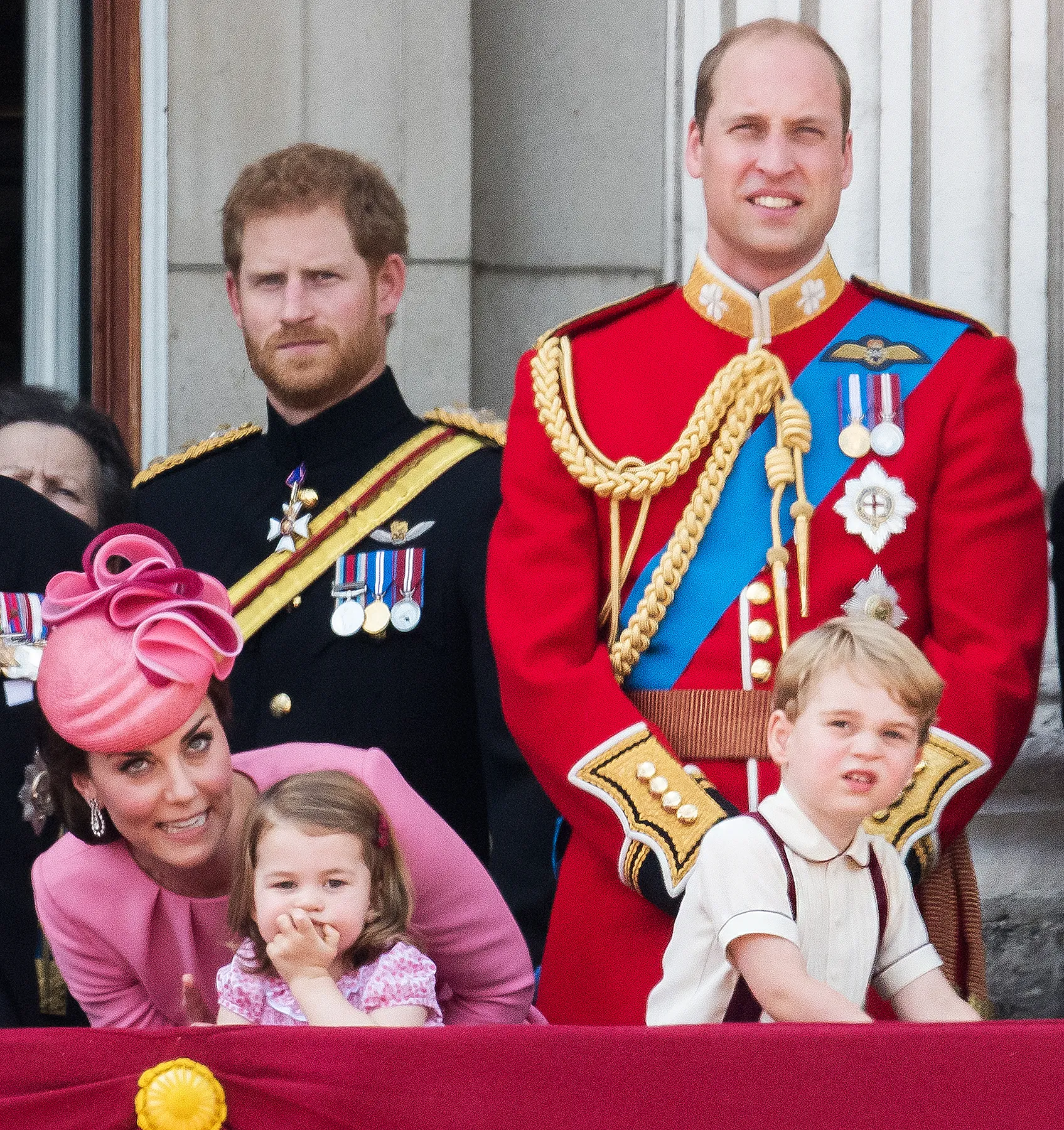 Kate Middleton, Princess Charlotte, Prince William and Prince George