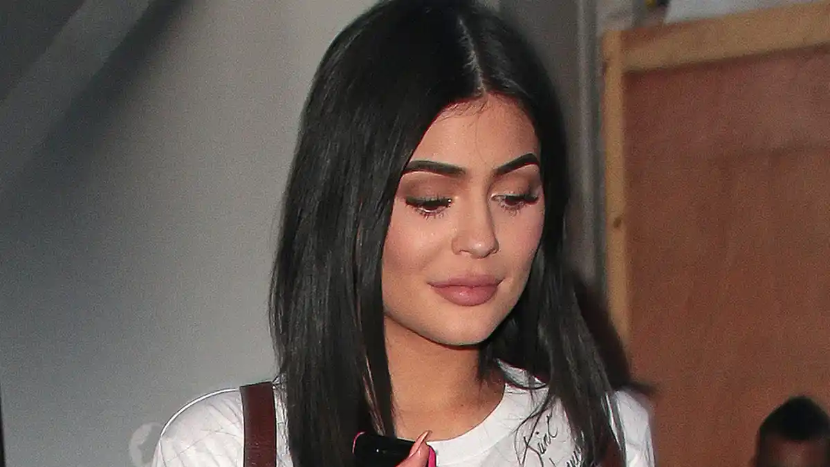 Kylie Jenner, Pregnant, Family Christmas Card, 2017