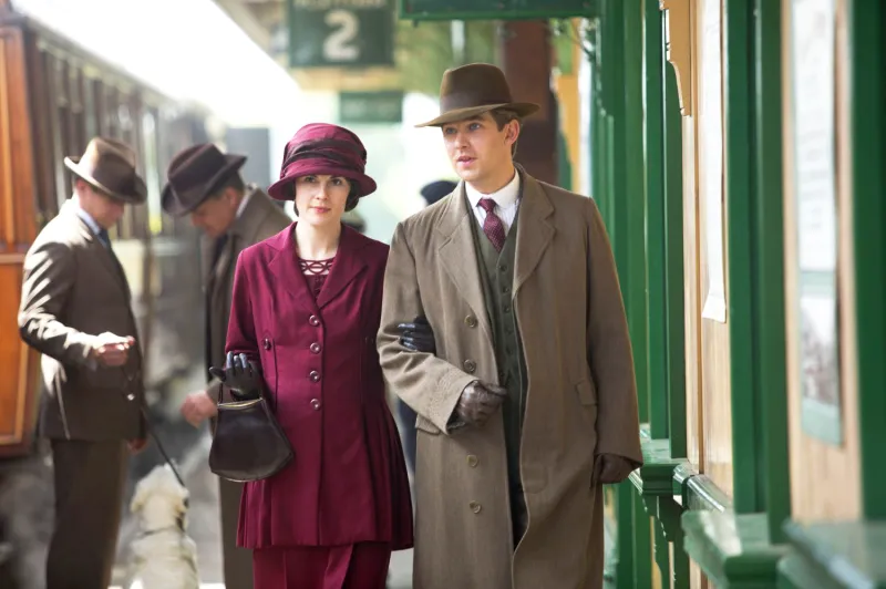 Michelle Dockery and Dan Stevens in ‘Downton Abbey‘