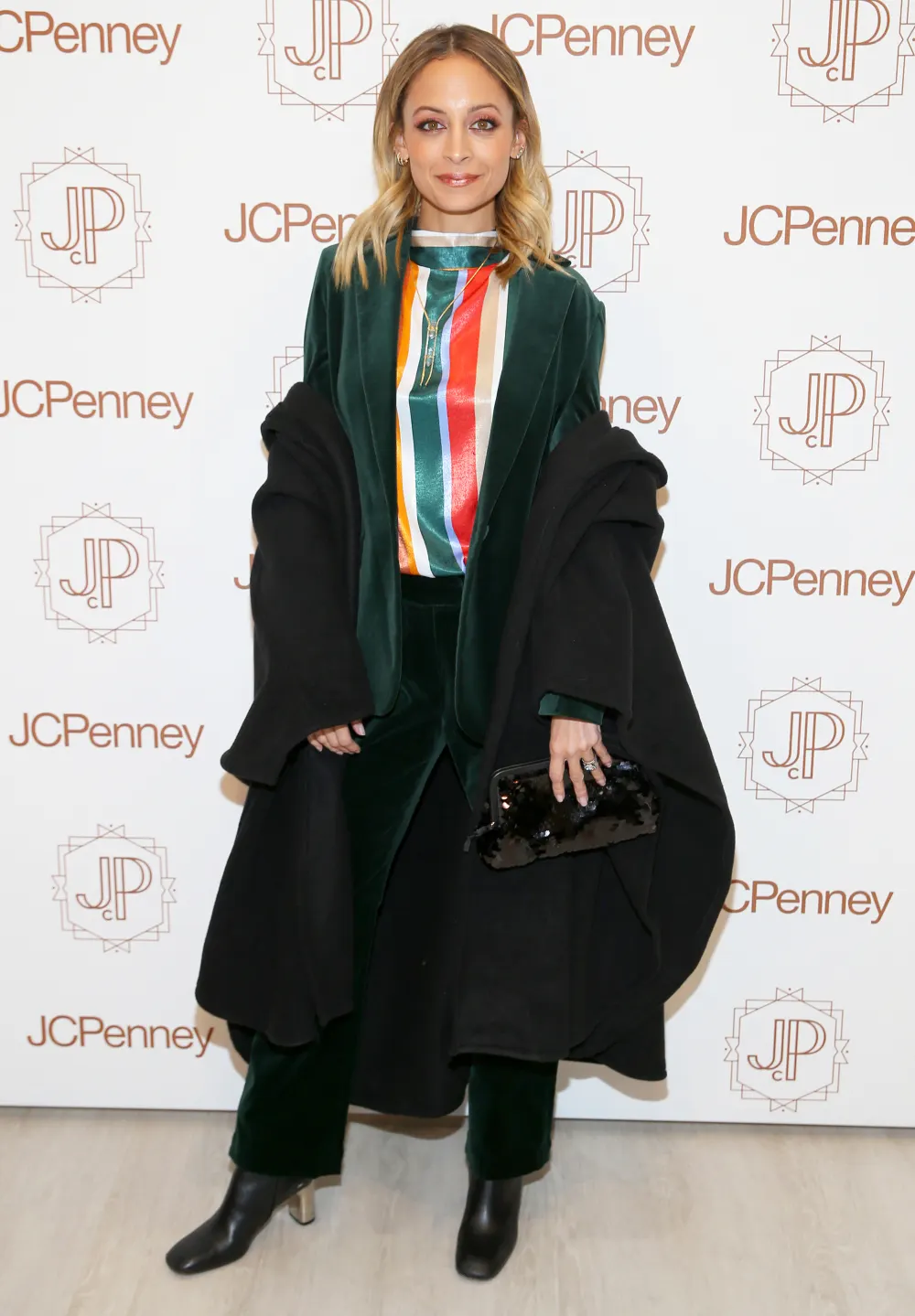 Nicole Richie attends the opening of Jacques Penne, a JCPenney holiday boutique pop-up shop celebration on December 7, 2017 in New York City.