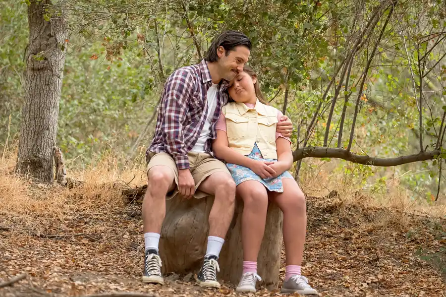 Milo Ventimiglia as Jack and Mackenzie Hancsicsak as Kate on ‘This Is Us‘