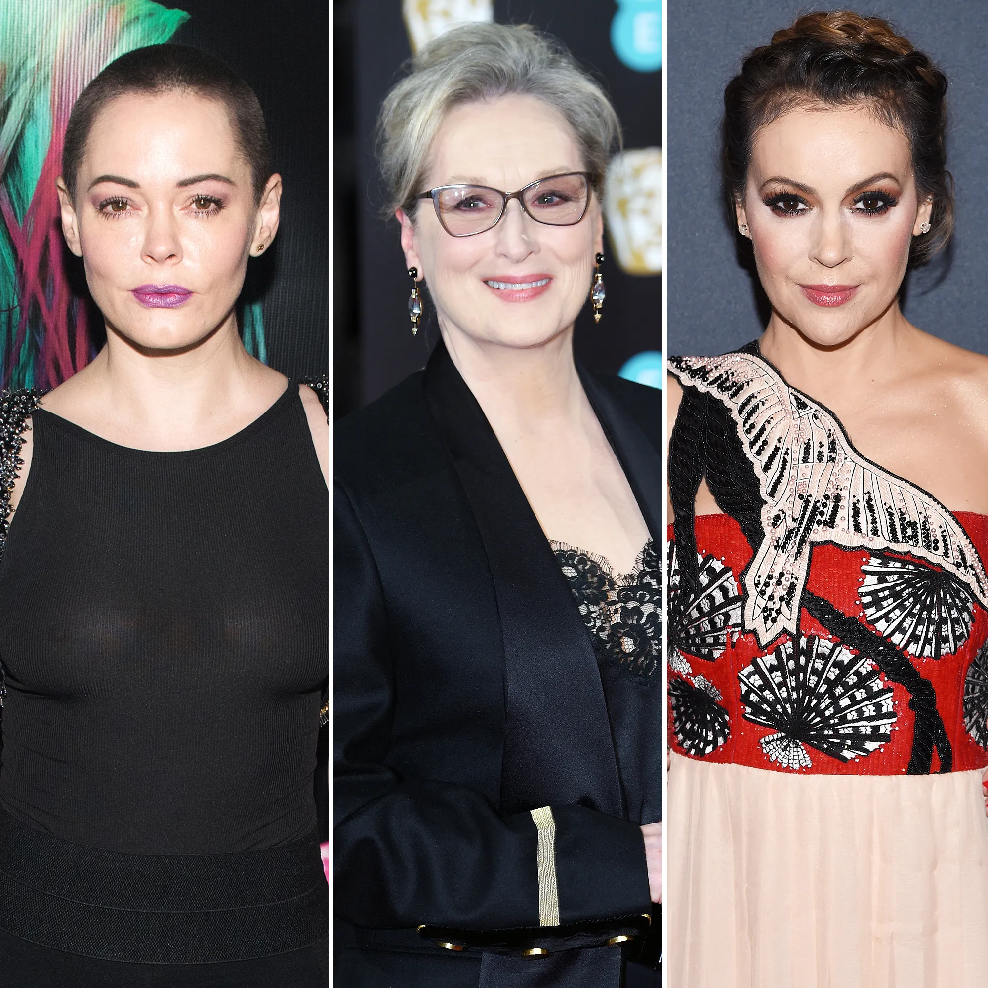 Rose McGowan Meryl Streep Alyssa Milano