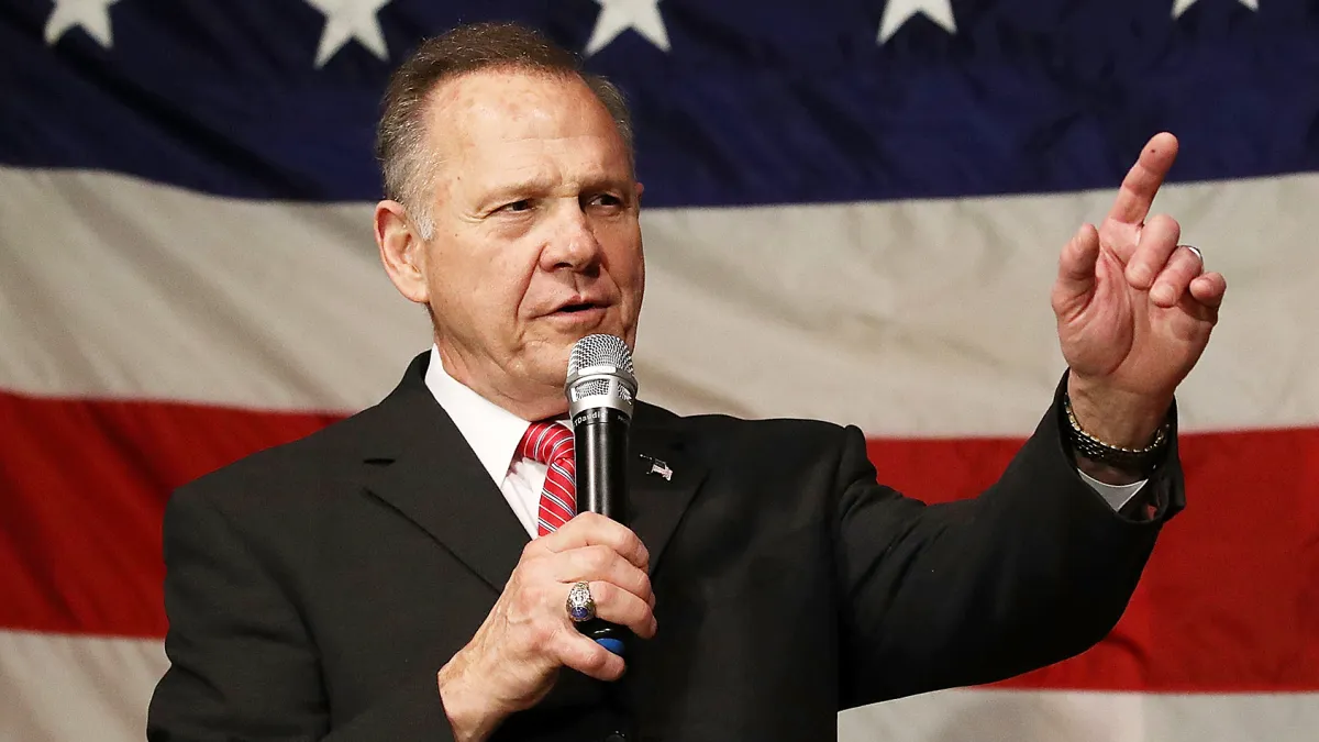 Republican Senatorial candidate Roy Moore
