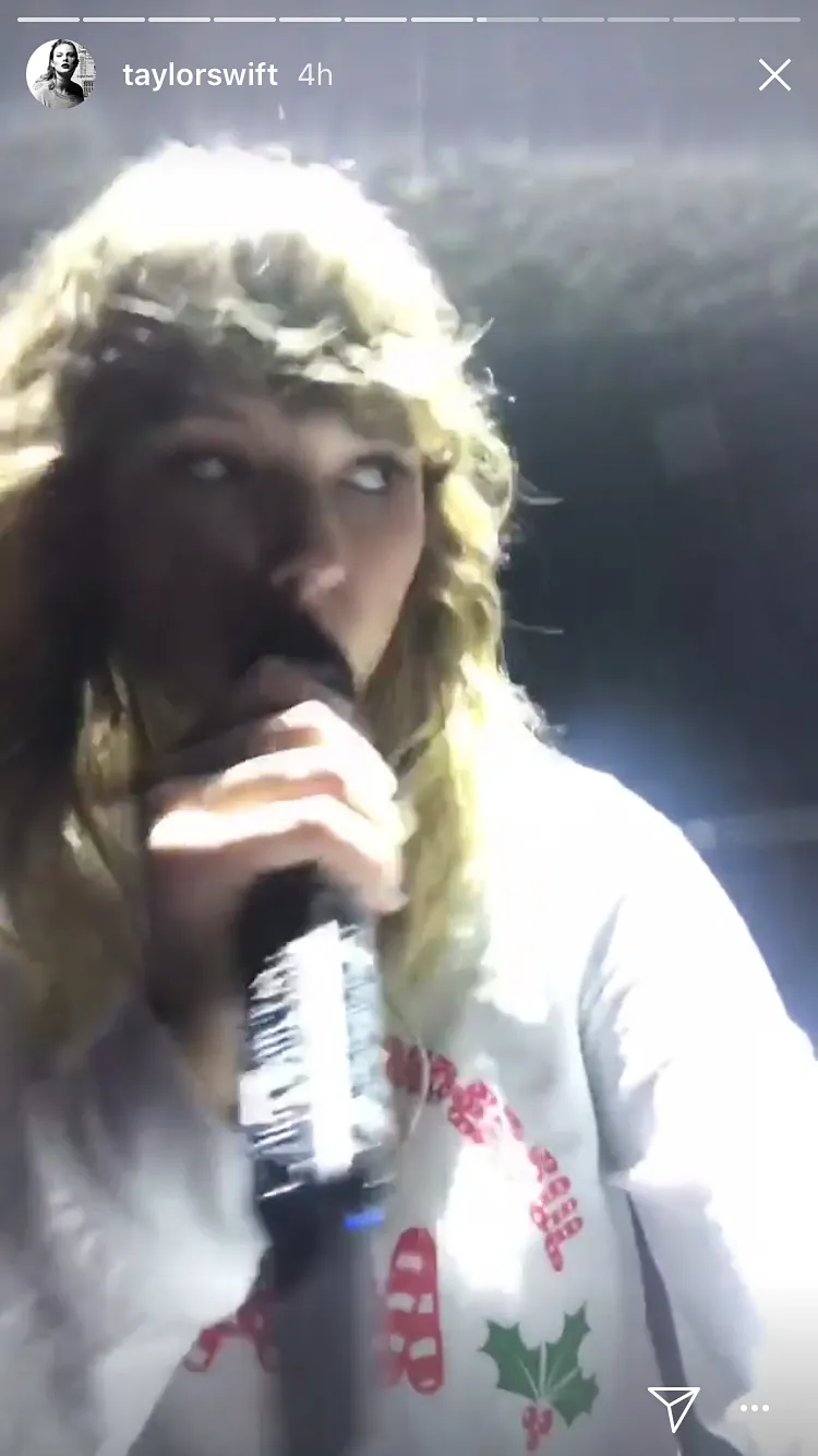 Taylor Swift rehearsal iHeartRadio Snapchat
