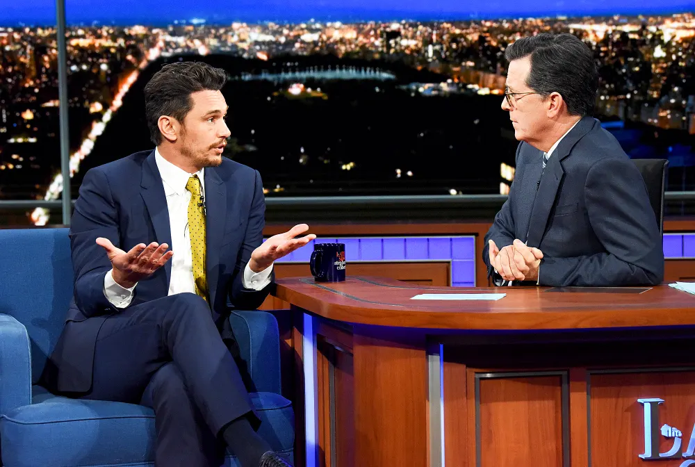 James Franco on &lsquo;The Late Show with Stephen Colbert&lsquo;