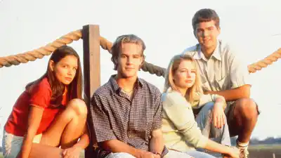 ‘Dawson's Creek‘ stars Katie Holmes, James Van Der Beek, Michelle Williams and Joshua Jackson