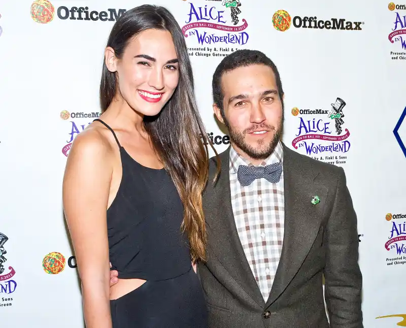 Meagan Camper and Pete Wentz attend the Green Tie Ball XXI Benefiting Chicago Gateway Green at A. Finkl & Sons in Chicago, Illinois.