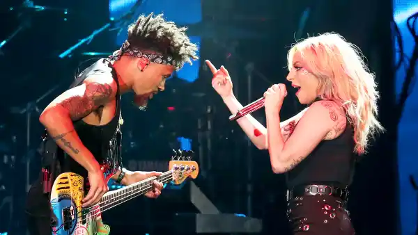 Jonny Goood and Lady Gaga performs during the 2017 Coachella Valley Music & Arts Festival at the Empire Polo Club in Indio, California.