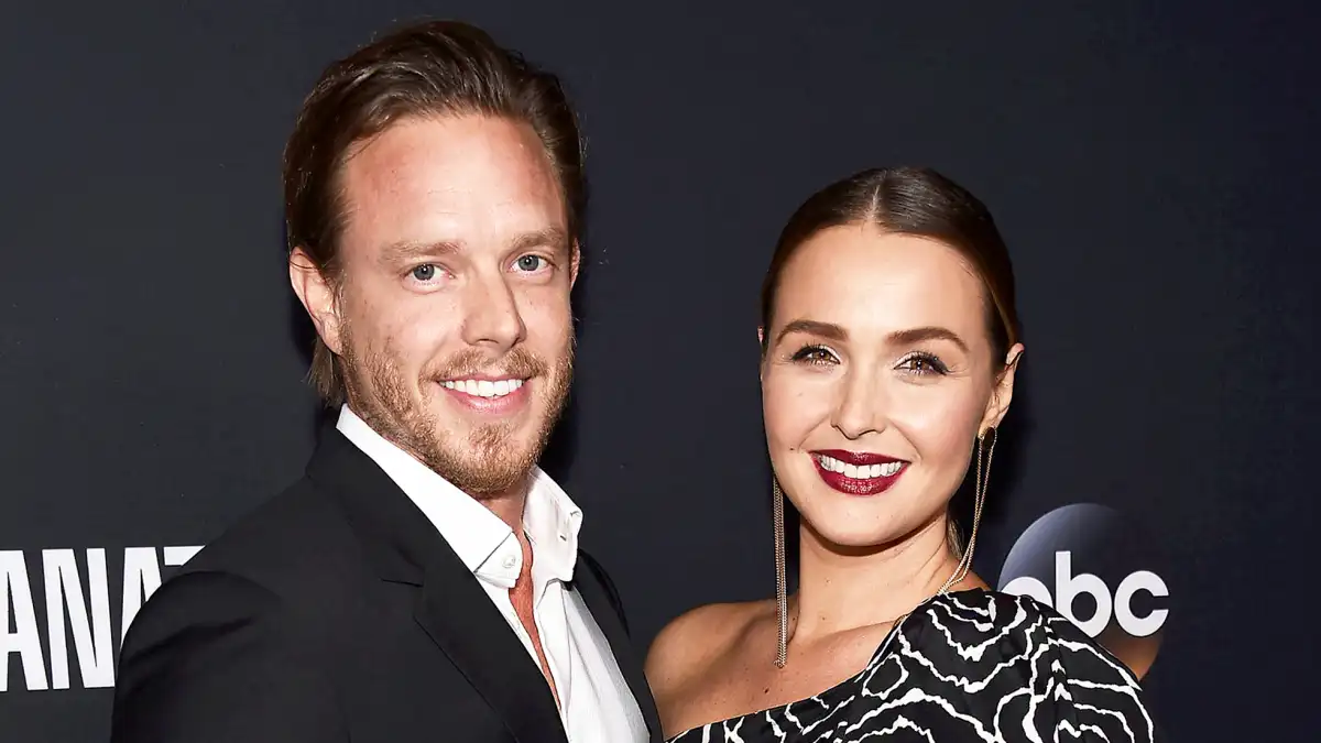 Matthew Alan and Camilla Luddington arrive at the 300th Episode Celebration for ABC's "Grey's Anatomy" at TAO Hollywood on November 4, 2017 in Los Angeles, California.