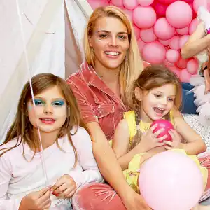 Busy Philipps with her daughters Cricket and Birdie attend L.O.L. Surprise! NYE Party Hosted by Busy Phillips & Sara Foster with daughters in Los Angeles, California.
