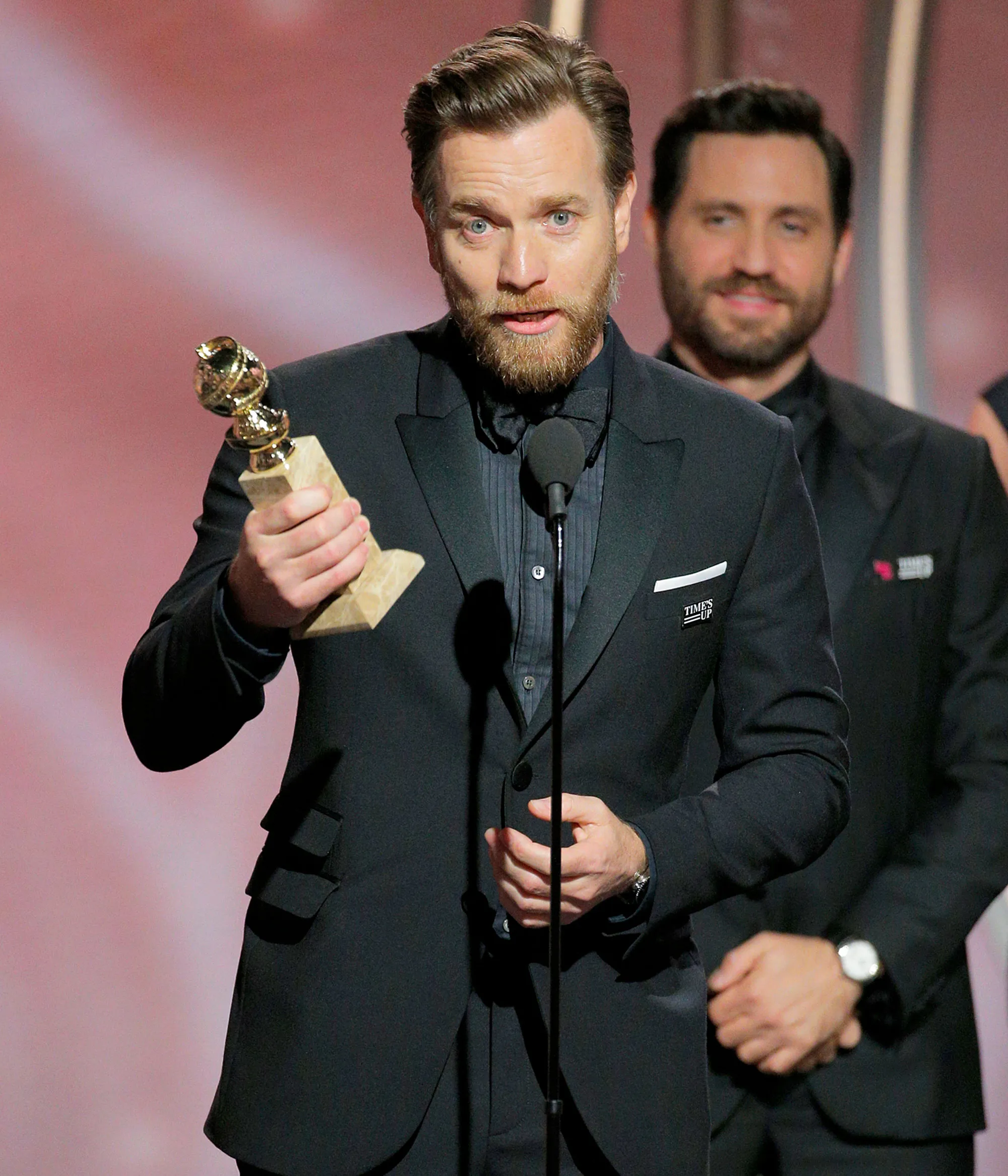 Ewan McGregor accepts the award for Best Performance by an Actor in a Limited Series or Motion Picture Made for Television for “Fargo” during the 75th Annual Golden Globe Awards at The Beverly Hilton Hotel on January 7, 2018 in Beverly Hills, California.