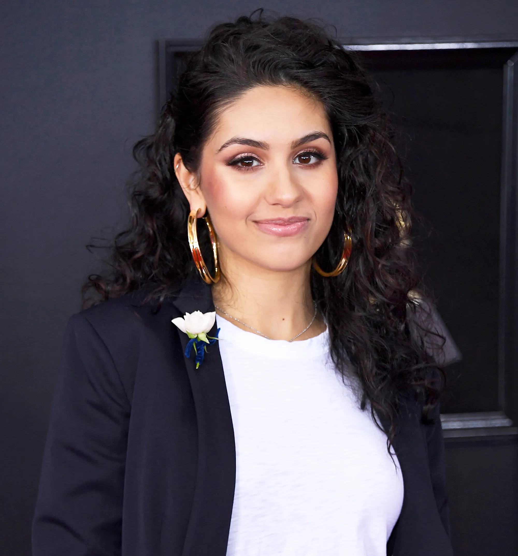 Alessia Cara arrives for the 60th Grammy Awards on January 28, 2018 in New York City.