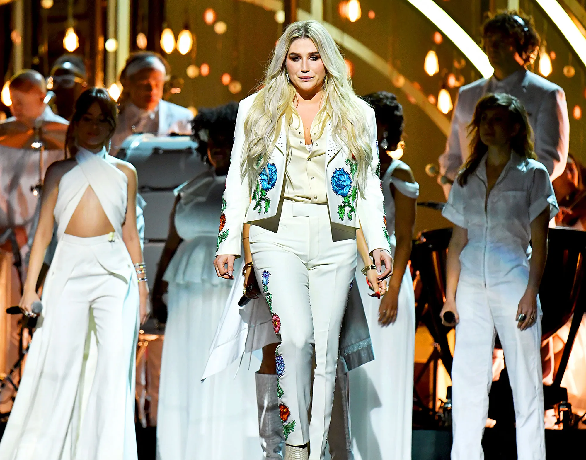 Kesha performs onstage during the 60th Annual GRAMMY Awards at Madison Square Garden on January 28, 2018 in New York City.