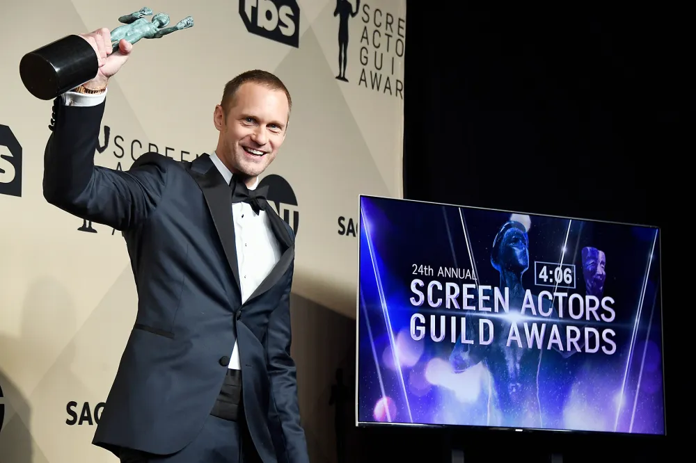 Alexander Skarsgard winner SAGs 2018