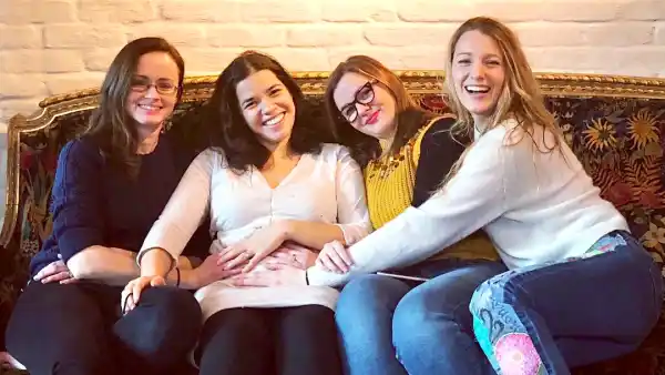 Alexis Bledel, America Ferrera, Amber Tamblyn and Blake Lively Instagram