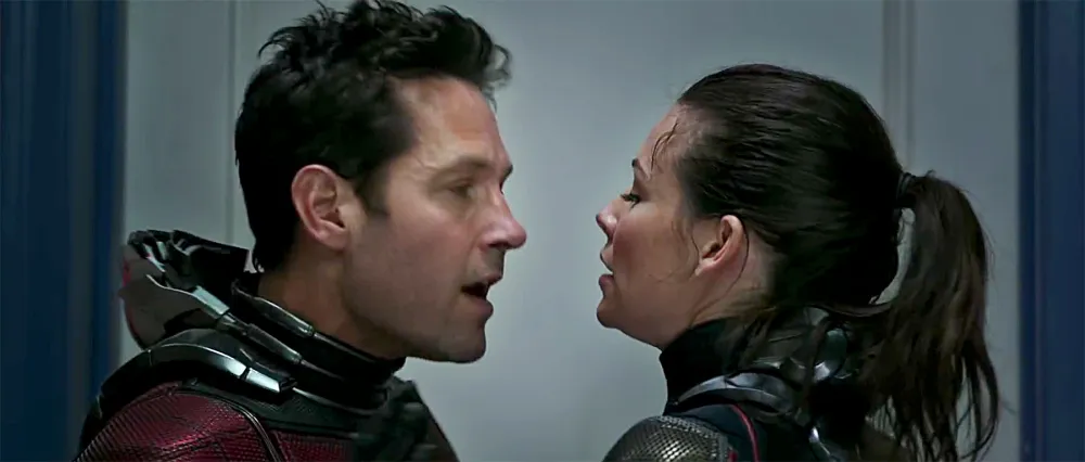 Paul Rudd and Evangeline Lilly in Ant-Man and the Wasp