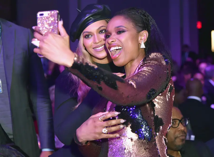 Beyonce, Jennifer Hudson, Clive Davis, Recording Academy, Pre-Grammy Gala