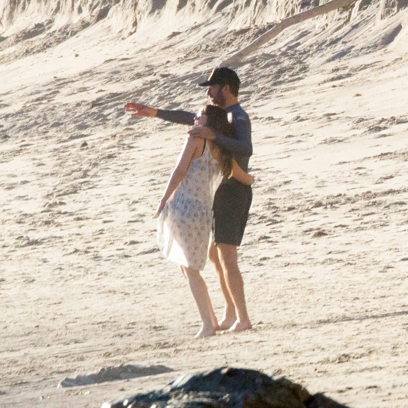 Chris Martin and Dakota Johnson