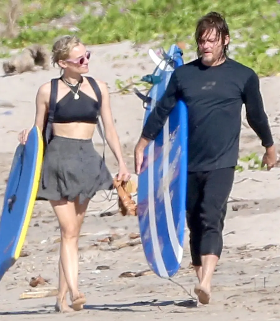 Diane Kruger, Norman Reedus, Beach, Costa Rica