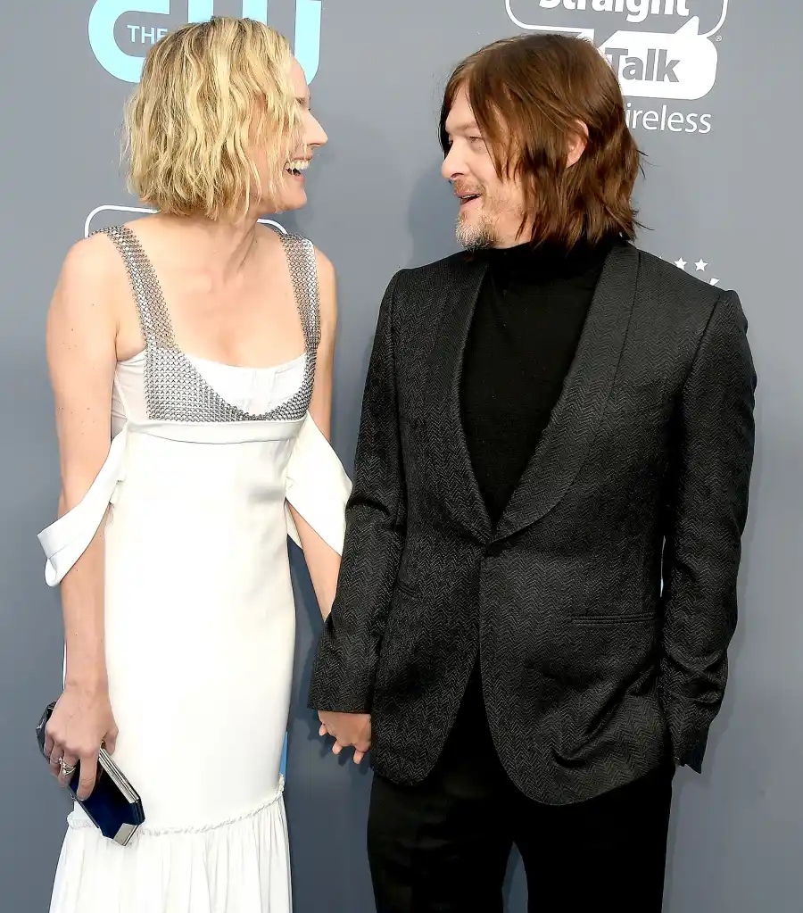 Diane Kruger and Norman Reedus Kiss