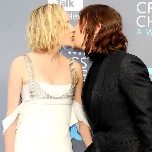 Diane Kruger and Norman Reedus Kiss