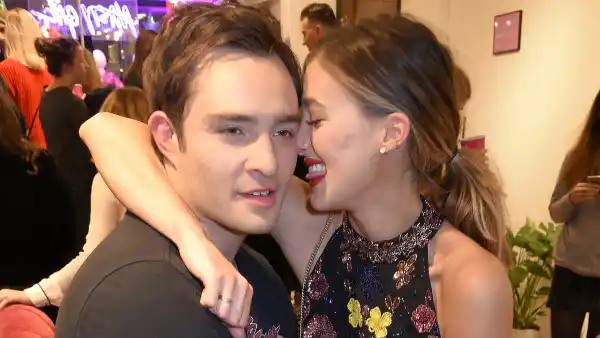 Ed Westwick and Jessica Serfaty