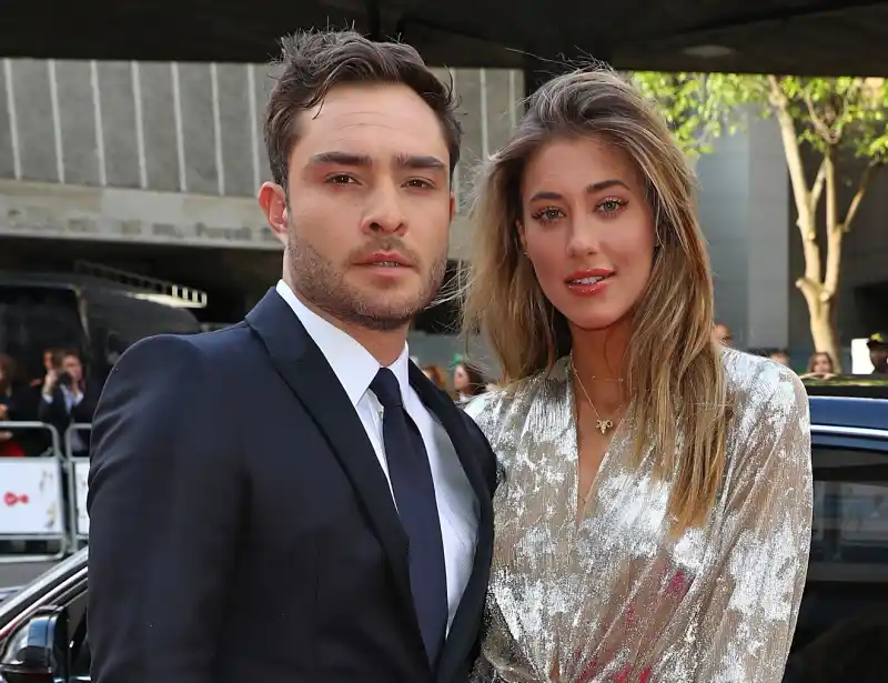 Ed Westwick and Jessica Serfaty
